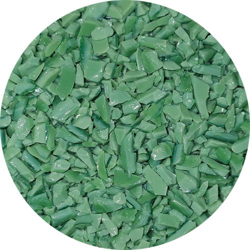 WF9518-Wissmach Glass Frit Coarse Olive Green Opal 96-07 1Lb. - 96 COE