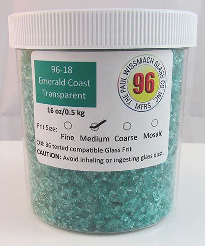 WF9574-Frit 96 Medium Emerald Coast Trans. #96-18