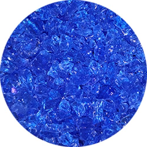 WF9585-Wissmach Glass Frit Coarse Cornflower Blue Opal 96-15 1Lb. - 96 COE