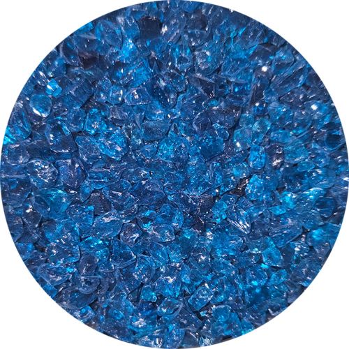 WF9590-Frit 96 Coarse Peacock Blue Trans. #96-19