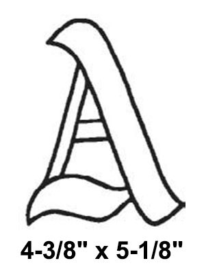 BLA -Bevel Letter A