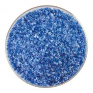 BU216492F- Bullseye Frit Medium Caribbean Blue/White Opal 5oz Jar - 90 COE