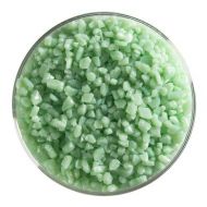 BU111293F- Bullseye Frit Coarse Aventurine Green Transparent 5oz Jar - 90 COE