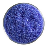 BU111492F - Bullseye Frit Medium Deep Royal Blue Transparent 1lb Jar - 90 COE