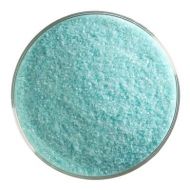 BU011691F- Bullseye Frit Fine Turquoise Blue Opal 1lb Jar - 90 COE