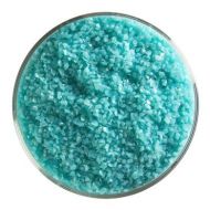 BU011692F- Bullseye Frit Medium Turquoise Blue Opal 1lb Jar - 90 COE