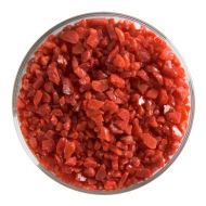 BU012403F - Bullseye Frit Coarse Poppy Red Opal 5lb Jar - 90 COE