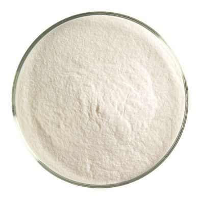 BU013898F - Bullseye Frit Powder Marzipan Striker Opal 5oz Jar - 90 COE