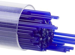 BU014707- Bullseye 1MM Deep Cobalt Blue Opal Stringers - 90 COE