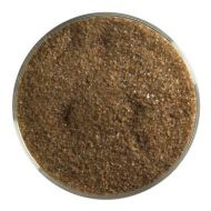 BU020391F- Bullseye Frit Fine Solid Brown Opal 5oz Jar - 90 COE