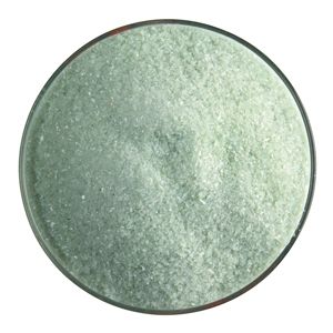 BU020791F- Bullseye Frit Fine Celadon Opal 5oz Jar - 90 COE