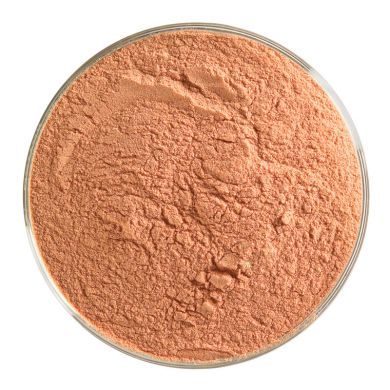 BU022498F - Bullseye Frit Powder Deep Red Opal 1lb Jar  - 90 COE