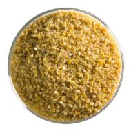 BU022792F- Bullseye Frit Medium Golden Green Opal 5oz Jar- 90 COE