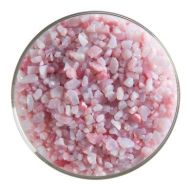 BU030193F- Bullseye Frit Coarse Pink Opal 5oz Jar - 90 COE