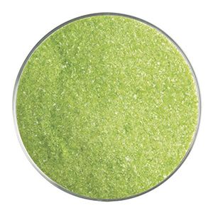 BU031291F-Bullseye Frit Fine Peapod Opal 5oz Jar