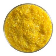 BU032092F - Bullseye Frit Medium Marigold Yellow Opal 5oz Jar - 90 COE