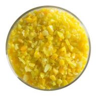 BU132093F- Bullseye Frit Coarse Marigold Yellow Transparent 5oz Jar - 90 COE