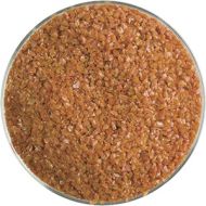 BU032992F- Bullseye Frit Medium Burnt Orange Opal 5oz Jar - 90 COE