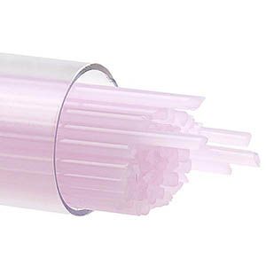 BU042172- Bullseye 2MM Petal Pink Opal Stringers - 90 COE