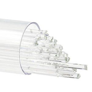 BU110172- Bullseye 2MM Clear Stringers - 90 COE