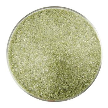 BU122691F- Bullseye Frit Fine Lily Pad Green 5oz Jar - 90 COE