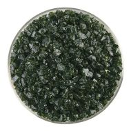 BU124293F- Bullseye Frit Coarse Medieval Green 5oz Jar - 90 COE