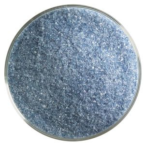 BU140691F- Bullseye Frit Fine Steel Blue 5oz Jar - 90 COE