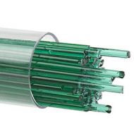 BU141772- Bullseye 2MM Emerald Green Transparent Stringers - 90 COE