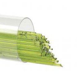 BU142605- Bullseye .5MM Spring Green Transparent Stringers - 90 COE