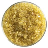 BU143793F- Bullseye Frit Coarse Light Amber 5oz Jar - 90 COE