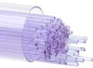 BU144207- Bullseye 1MM Neo-Lavender Shift Transparent Stringers - 90 COE