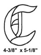 BLC -Bevel Letter C