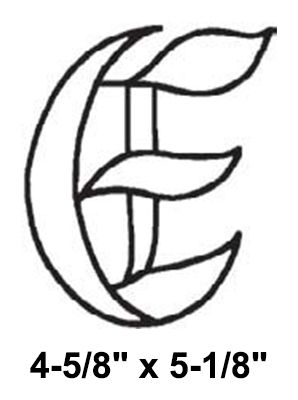 BLE -Bevel Letter E