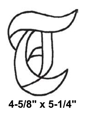 BLT -Bevel Letter T