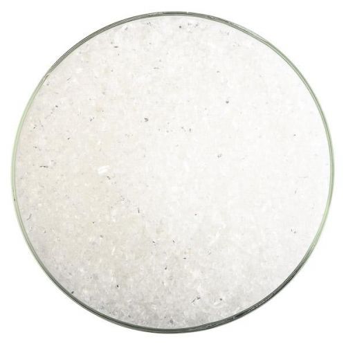 BU110192FR - Bullseye Frit Medium Iridescent Clear 1lb Jar - 90 COE