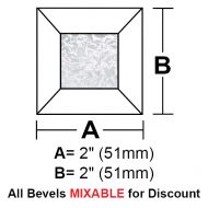 BV22G-Glue Chip Square Bevel 2"