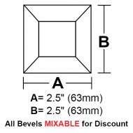 BV2525-Square Bevel 2.5"