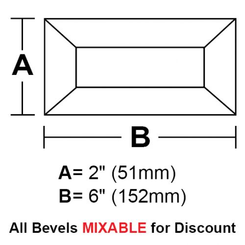 BV26-Rec.Bevel 2"x 6" 