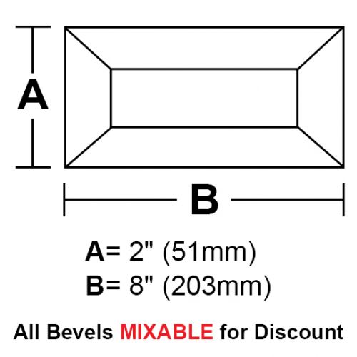 BV28-Rec.Bevel 2"x 8" 