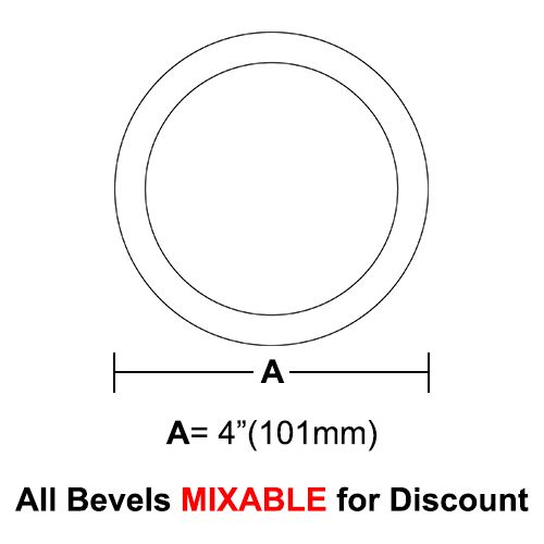 BVR4CS-Case 240ea. Circle Bevel 4" 