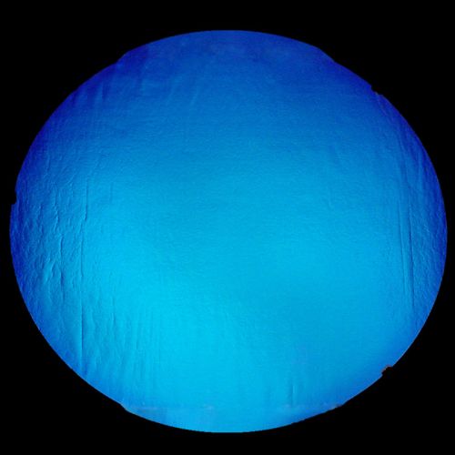 DC603B-CBS Thin Dichroic Yellow/Blue On Clear 8"x9"- 96 COE