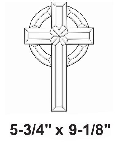 EC152-Exquisite Cluster Large Celtic Cross