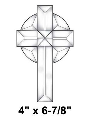 EC153-Exquisite Cluster Small Celtic Cross