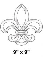 EC619-Exquisite Cluster Fleur De' Lis