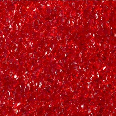 UF3020- Oceanside Frit Medium Cherry Red 8.5oz Jar - 96 COE