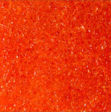 UF3022-Oceanside Frit Medium Light Orange 8.5oz Jar - 96 COE