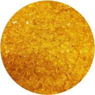 Y960250C4-Youghiogheny Frit Coarse Gold Transparent 4oz Jar - 96 COE (#250)