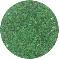 Y960400C4-Youghiogheny Frit Coarse Shamrock Green Transparent 4oz Jar - 96 COE (#400)